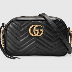 GG Marmont small matelassé shoulder bag